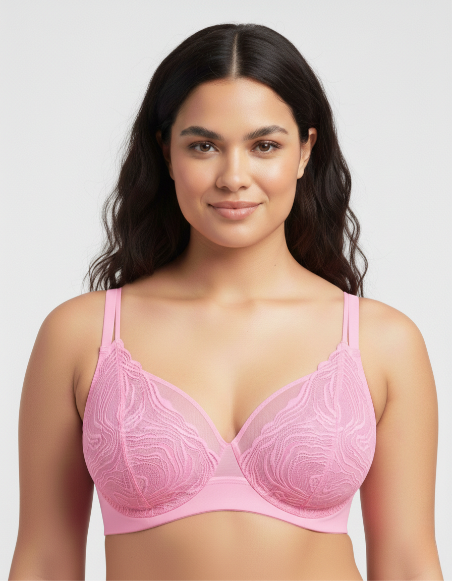 LumiLace Full-Coverage Underwire Bra
