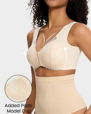 ShapeEase Front-Closure Wireless Bra